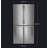 GE Profile™ Series Energy Star Smart 28 Cu. Ft. Fingerprint Resistant Quad-Door Refrigerator