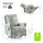 Antasia 34'' W Rocking Swivel Nursery Recliner-75660725