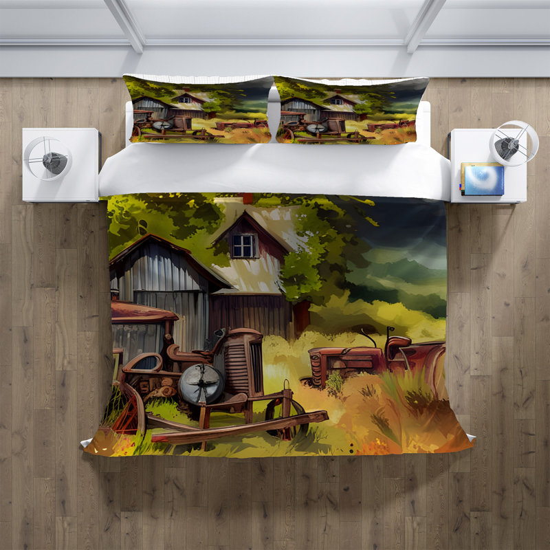 Abstract Duvet Cover, Queen Duvet Cover + 2 Queen Shams