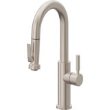 Corsano Contemporary Pull Down Prep/Bar Faucet with Squeeze Sprayer and ST Series Handle