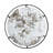 Iron Frame Vertical Round Mirror