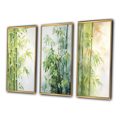 " Bamboo Romantic Dream " 3 Piece Art Ink Set