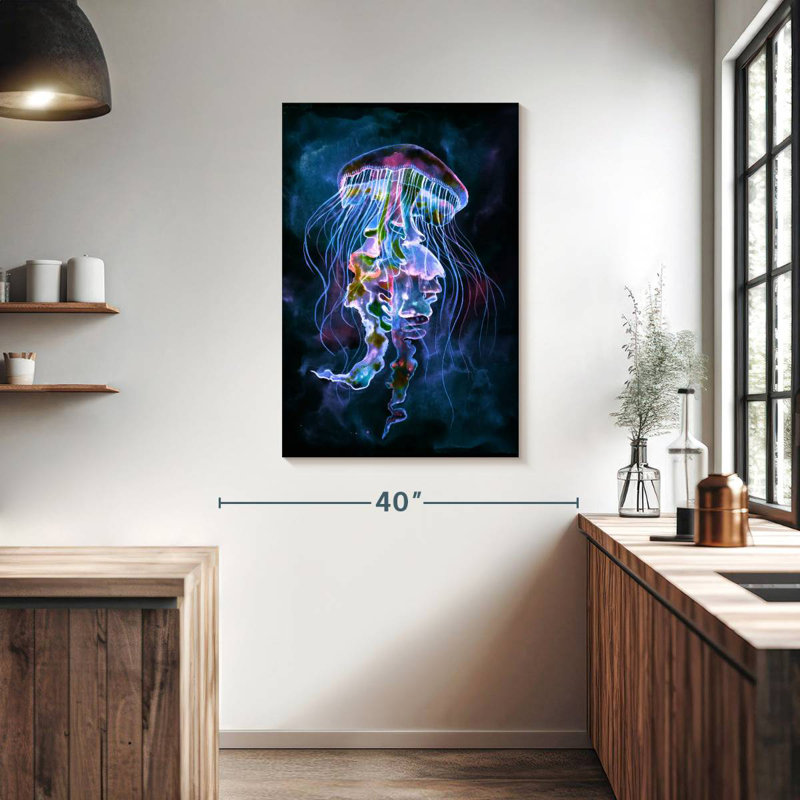 Brampt Jellyfish Glow, 39" H x 26" W