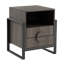 Table de chevet 2 tiroirs Armeria Mid-Century