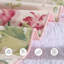 Ensemble de housse de couette à motif floral pastel et rose pastel de luxe Lissther (3 pièces)-101674882-130896929