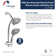 Symphony Polished Chrome Retrofit Shower Faucet Complete Shower System