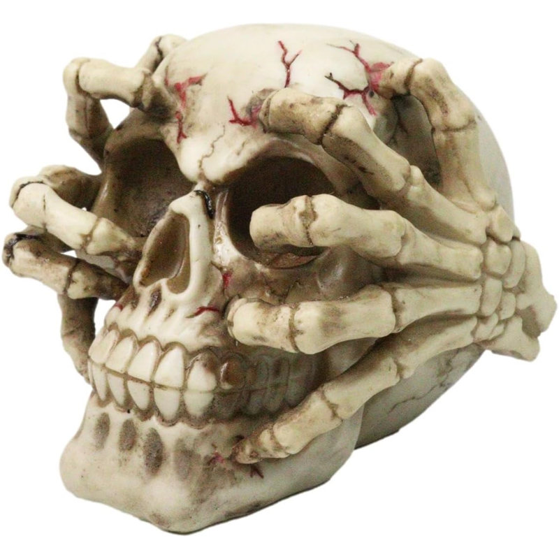 Figurine Ossuary Macabre Evil Skull