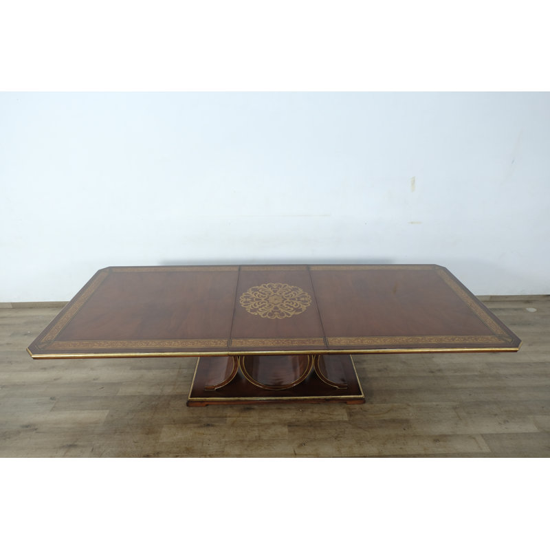 11 - Piece Raffaello Dining Set, Red/Gold