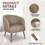 Mid-Century Modern Upholstered Tub Chair-1903567503