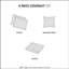 Ensemble de courtepointe en microfibre 4 pièces avec détails à volants et coussin décoratif-128603913