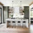 Aissa 8-Light Dimmable Modern Stairway Geometric Cage Chandelier