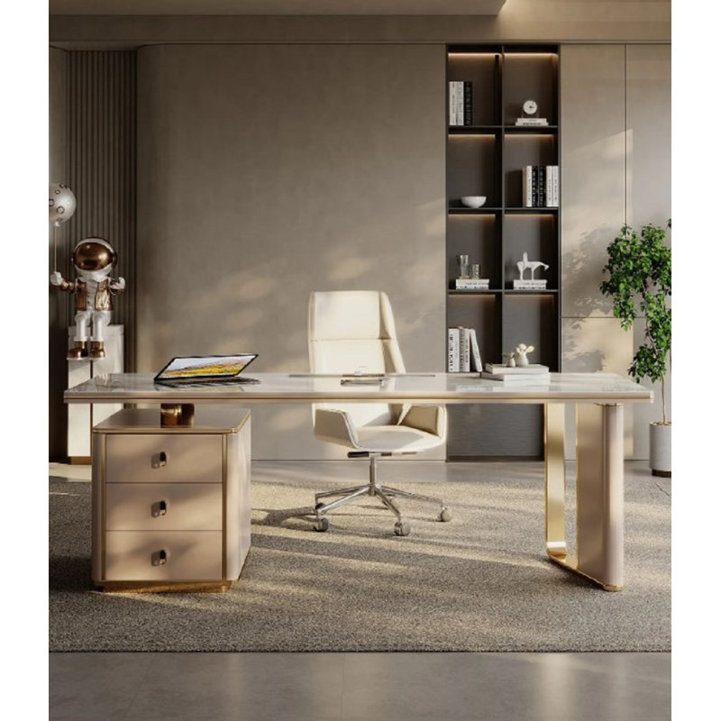Attilio Executive Desk, 75cm H x 140cm W x 70cm D