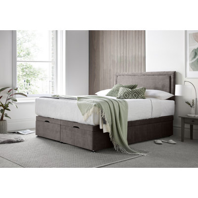 Charlie Naple Divan End Lift with 24" Headboard on Struts