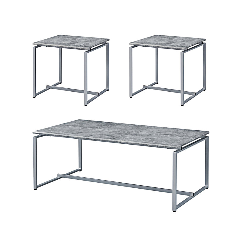 Rectnagular Coffee Table And End Table Set