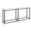 Hefling Glass Top Console Table-1355296466-1355296479