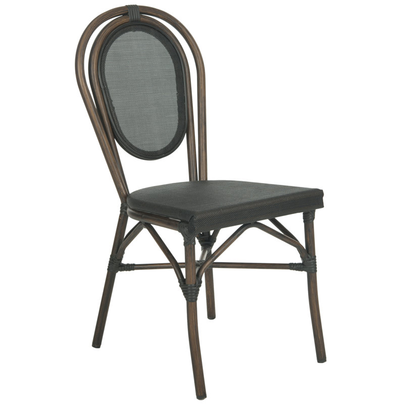 Chaise d’appoint à dossier windsor en noir Sylvester