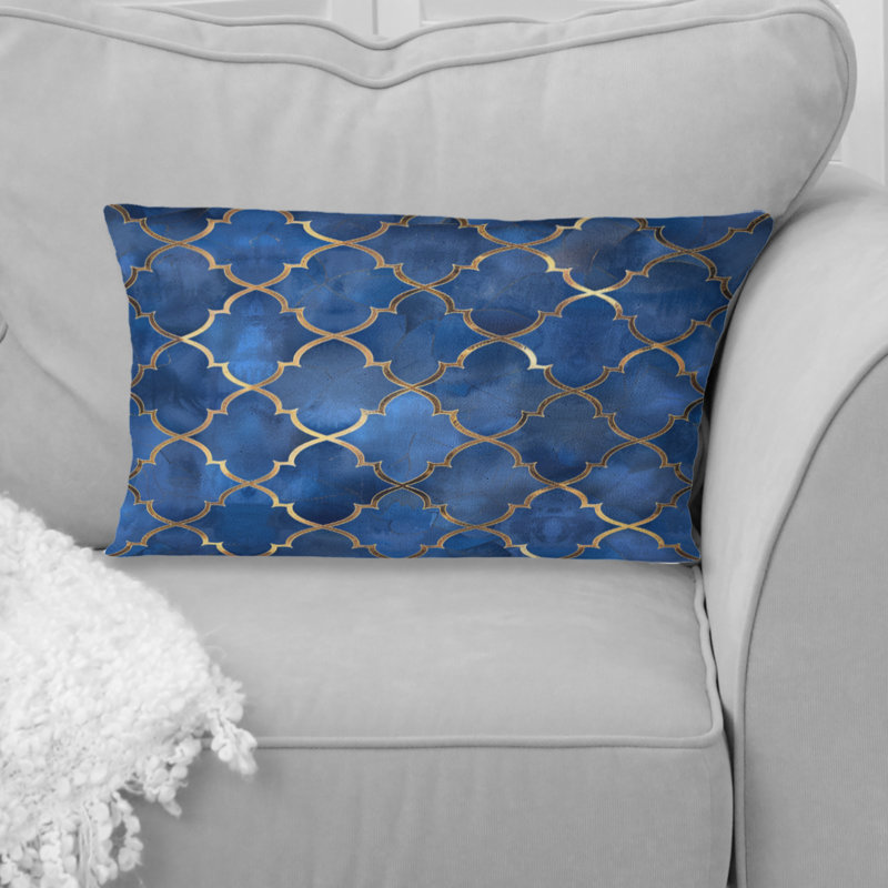 Coussin lombaire Glam Quatrefoil II - Glam
