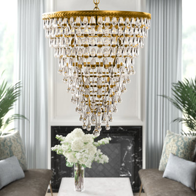 Beno 7 - Light Dimmable Tiered Chandelier