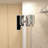60" Width X 72"Height Single Sliding Shower Door,5Mm Fixed Glass And 6Mm Sliding Glass Frameless ,  Clear Tempered Glass, Stainless Steel Handle,Chrome-128591918