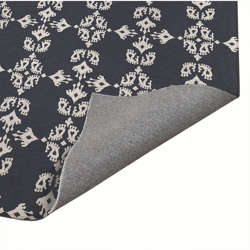 Tapis de bureau Cassia, L 36 po x P 60 po, Gris anthracite