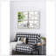 Miroirs muraux rectangulaires en bois verticaux ou horizontaux, décor à la maison pour le salon, ensemble de 2