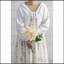 Pivoine 14 po Almost Real - blanc et rose, paquet de 4