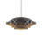 Bunny Williams 6 - Light Wrought Iron Dimmable Geometric Chandelier