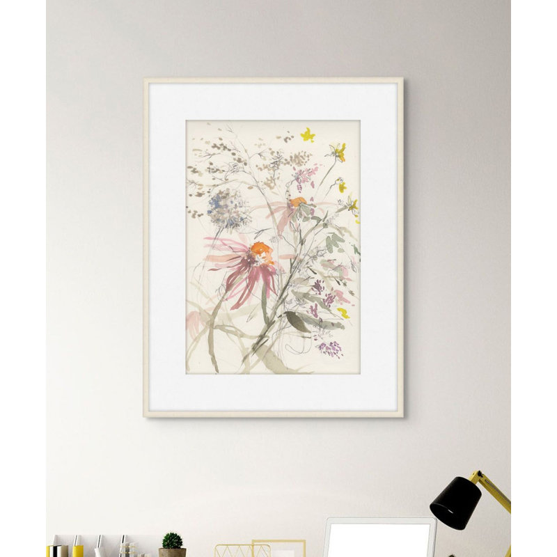 Echinacea 1 Print, 51" H x 40" W