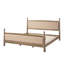 King Size Upholstered Platform Bed Frame With Wooden Slat Support, Pine Wood Frame & Fabric Headboard-1111778704-1111778707