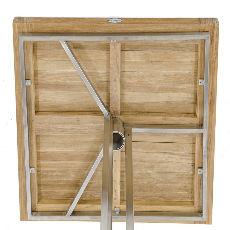 Laguna Square 4 - Person 29.75'' L Outdoor Restaurant Standing Height Table Set