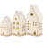 Primitives by Kathy Lighted House Figurine Set