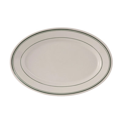 Tuxton Green Bay Ceramic Platter