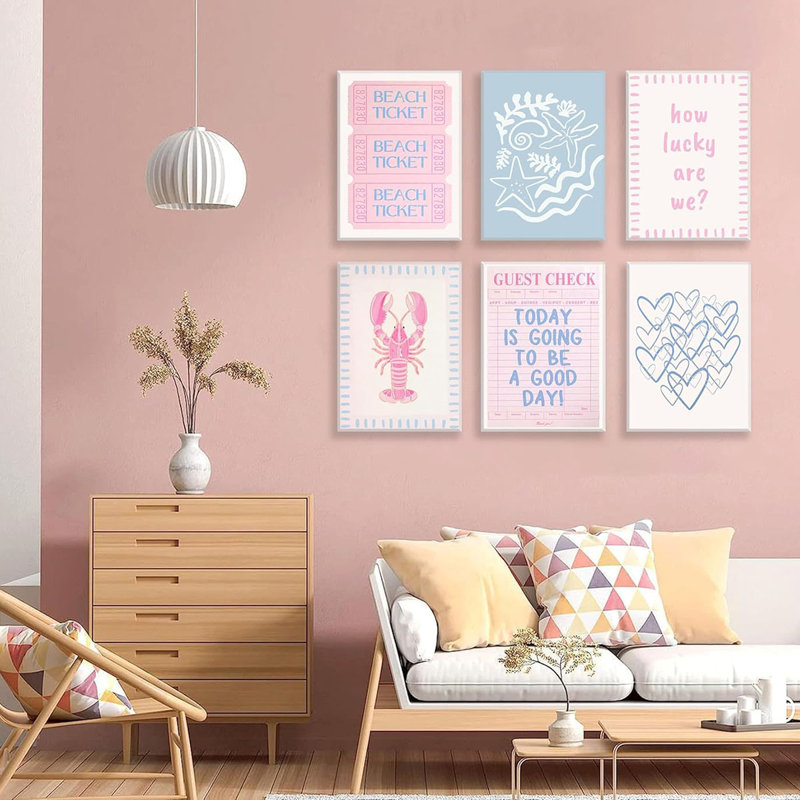 6 Piece Wrapped Canvas Print