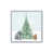 Cadre simple en chrome poli, bois massif