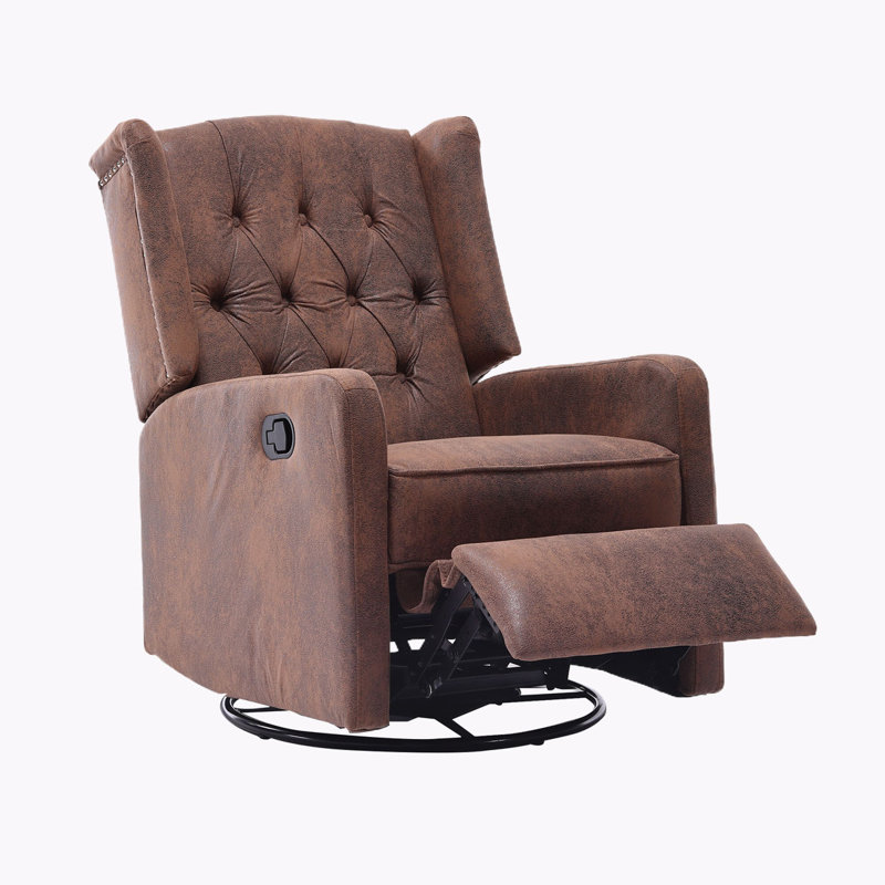 Rocking Recliner, Coffee Microsuede