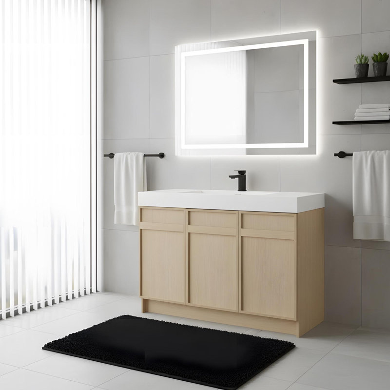 48" Multi-Functional Storage Freestanding Bathroom Vanity