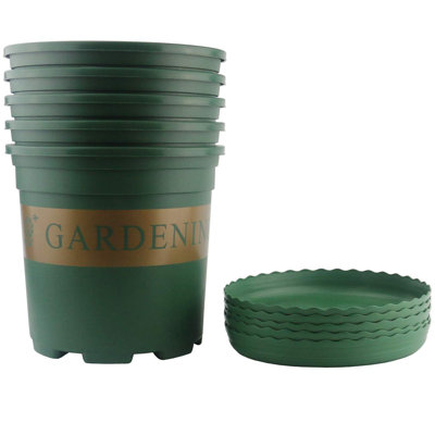 5pcs Gallon Durable Nursery Pot