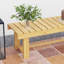 Naturale 2-Seater Rustic Wooden Bench with Solid Fir Wood and Water-Resistant Paint