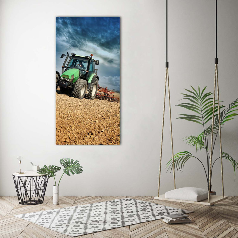 Tractor - Wrapped Canvas Print