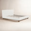 Linen Upholstered Platform Bed