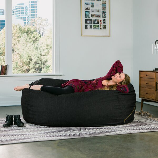 Jaxx 3 Foot Bean Bag Chair in Denim Black – Soothing Company