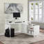 Bureau en L avec étagère Pierrine-551819616