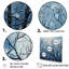 Minimalisme, arbre bleu, charme II-302679405-532920035