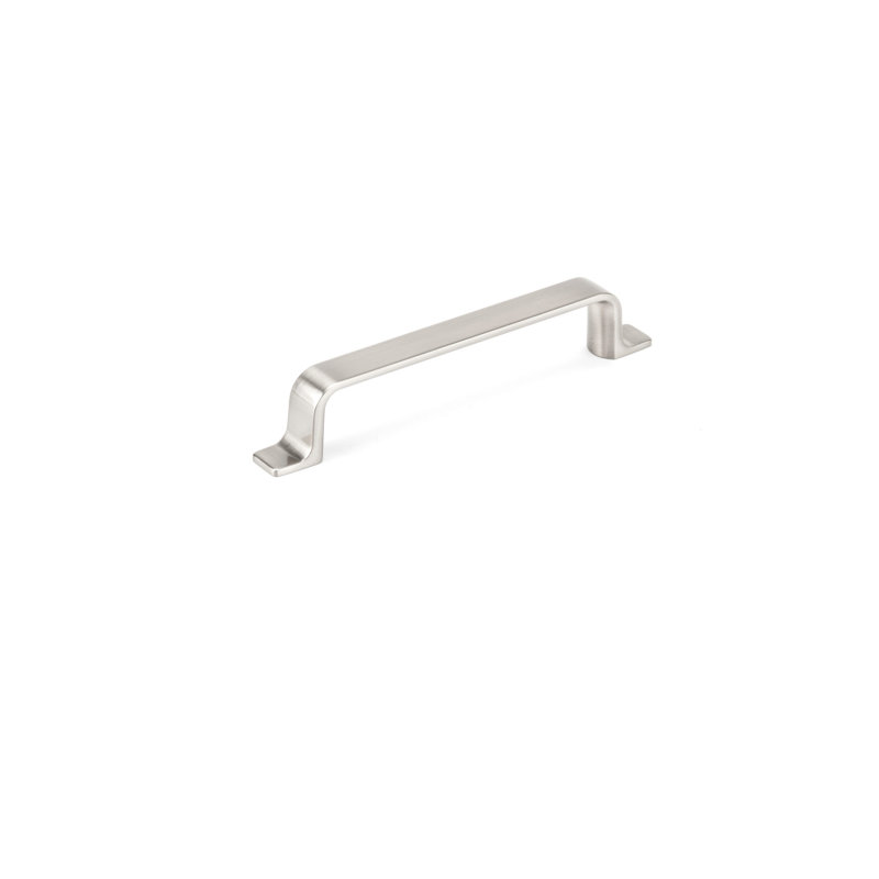 Poignée barre 12 5/8 po en métal, Nickel brossé, 12 5/8"