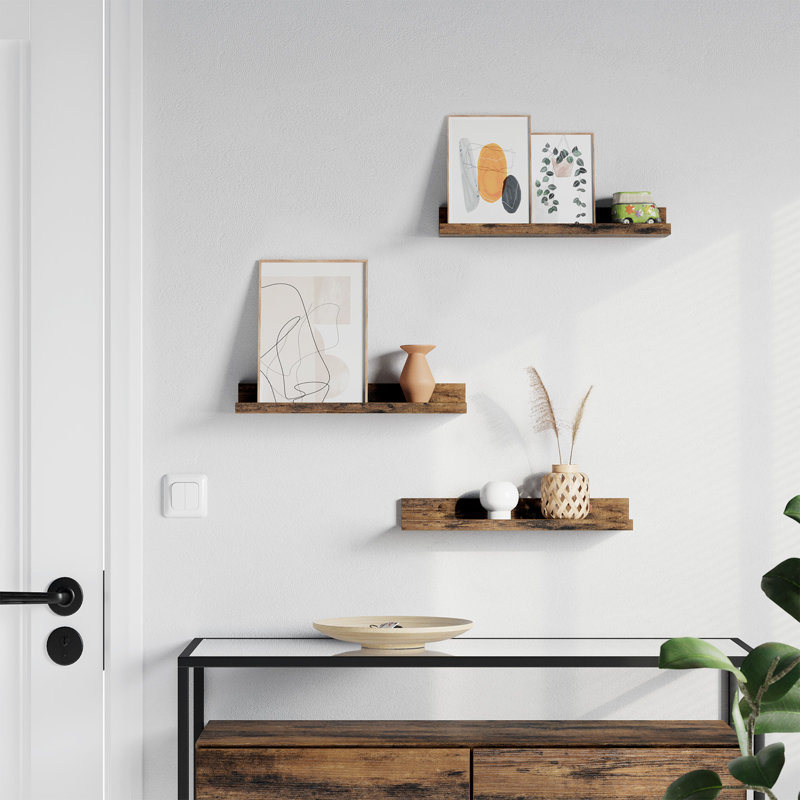 3 Piece E1-Grade Particleboard Floating Shelf