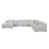 Light Grey Genuine Leather est en rupture de stock