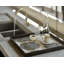 Translucent Silhouettes Glass Decorative Tray