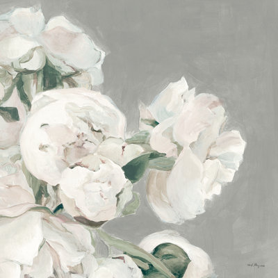 Pivoines sur fond gris II