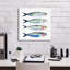  «Sardine Team 2» par Annie Warren, art mural sur toile, 18 po x 18 po-2021982865
