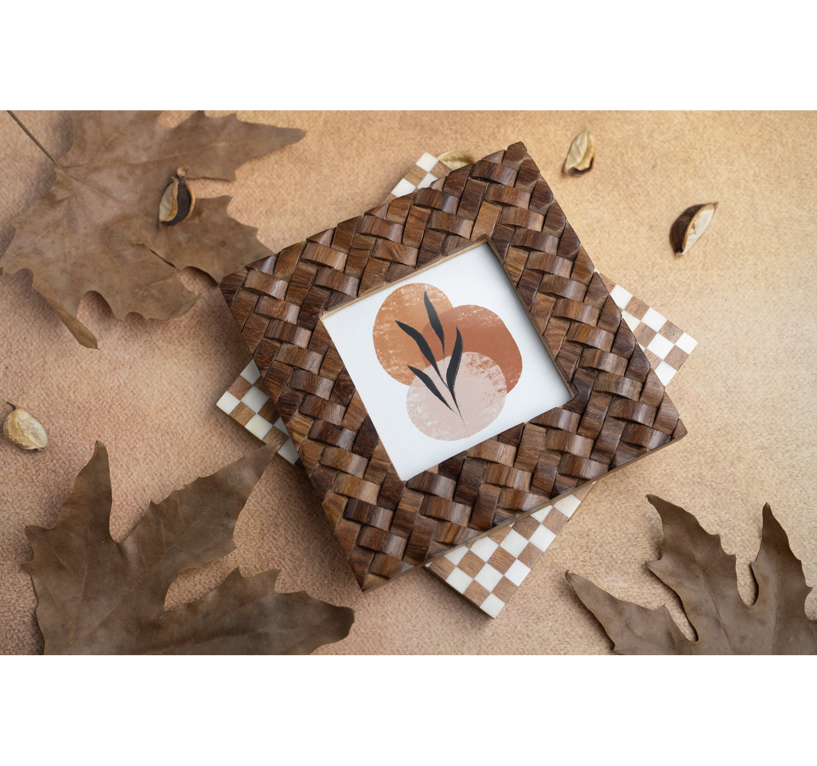 Henderson Wood Picture Frame, 4" W x 4" H